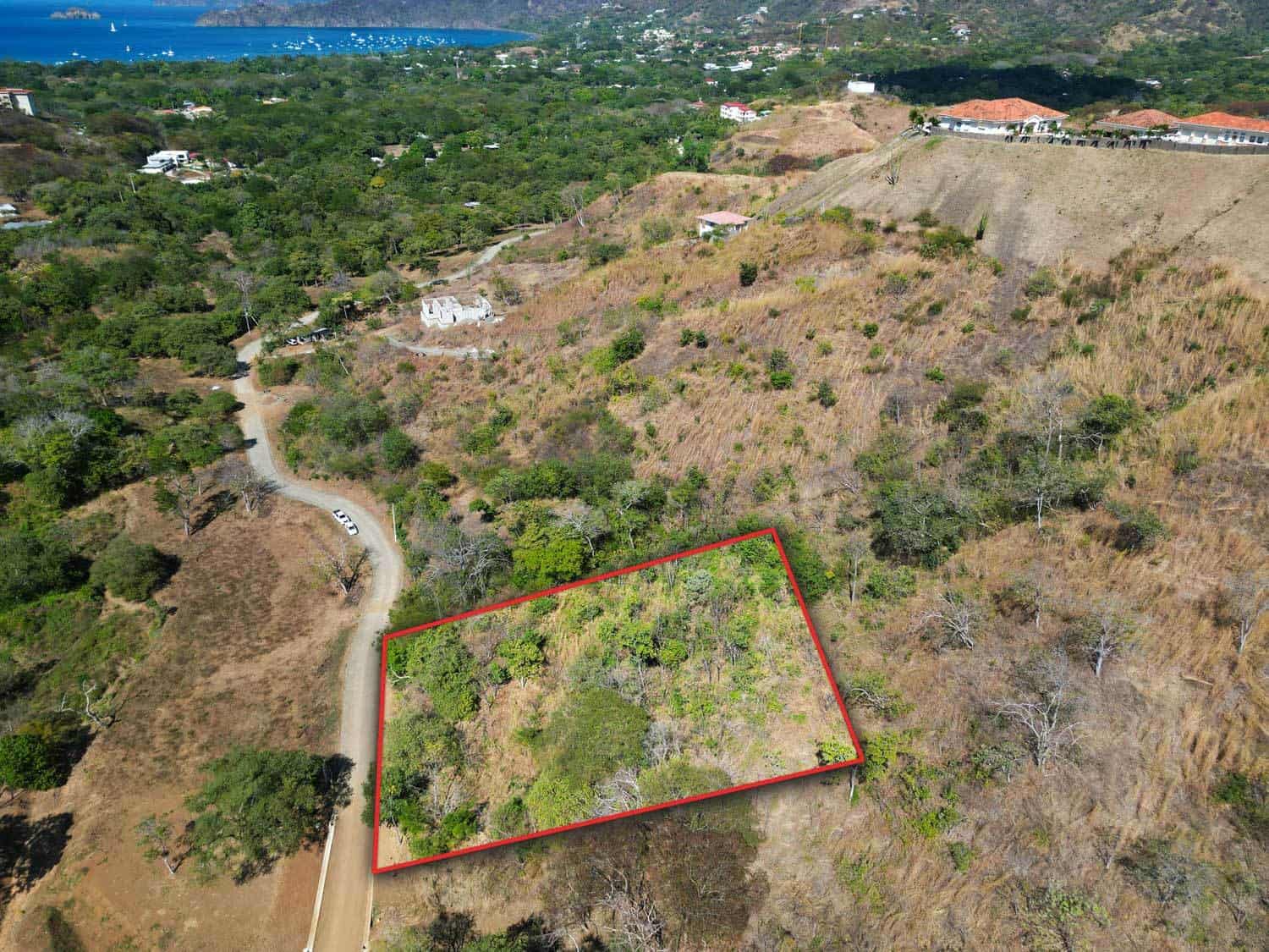 Mountain Views and Ready to Build: Three Building Pads on Playas del Coco Lot, Vista Isla