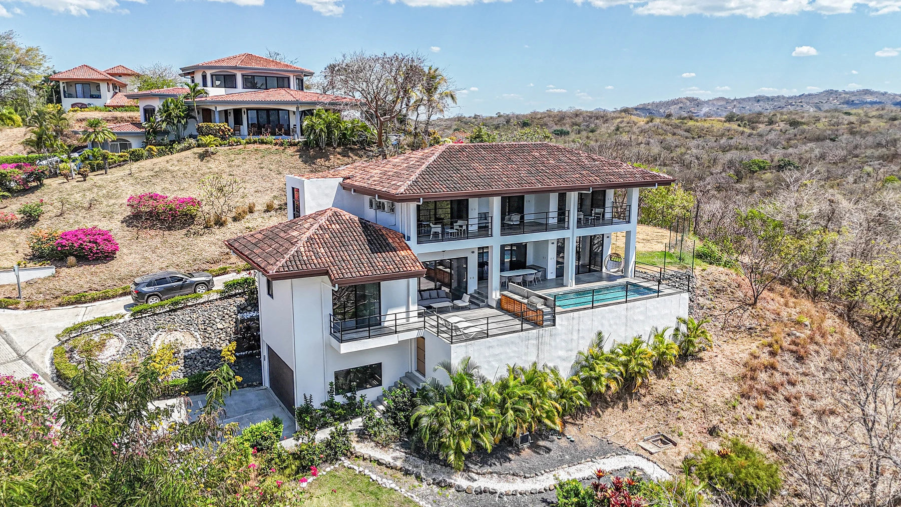 Casa Nya: New 4-Bedroom Ocean View Home Steps from Playa Hermosa Beach