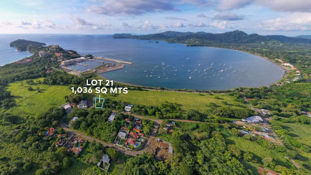 Beautiful 1,036 m² Lot for Sale Near Marina Flamingo, Costa Rica