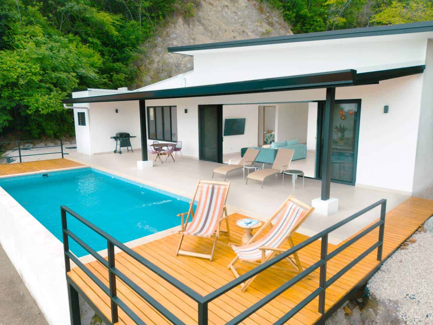 Casa Amarillo – Brand New Home with Stunning Ocean Views in a Quiet Gated Community Above Potrero