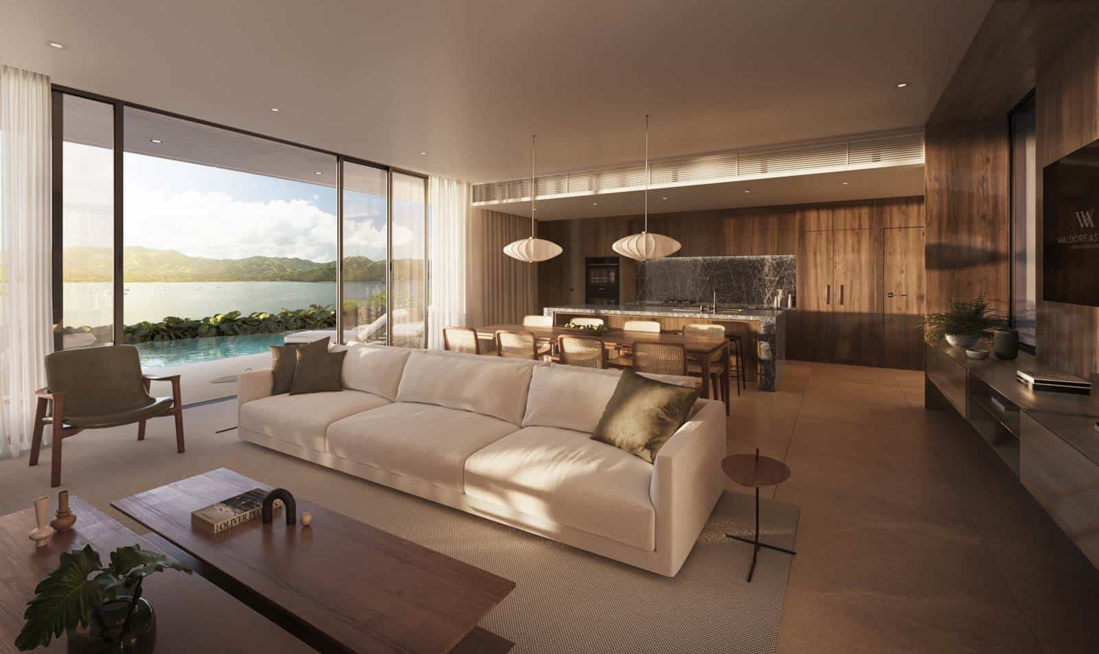 WALDORF ASTORIA ESTATE HOMES AND RESIDENCES GUANACASTE -5 Bedroom, 3-Story Estates