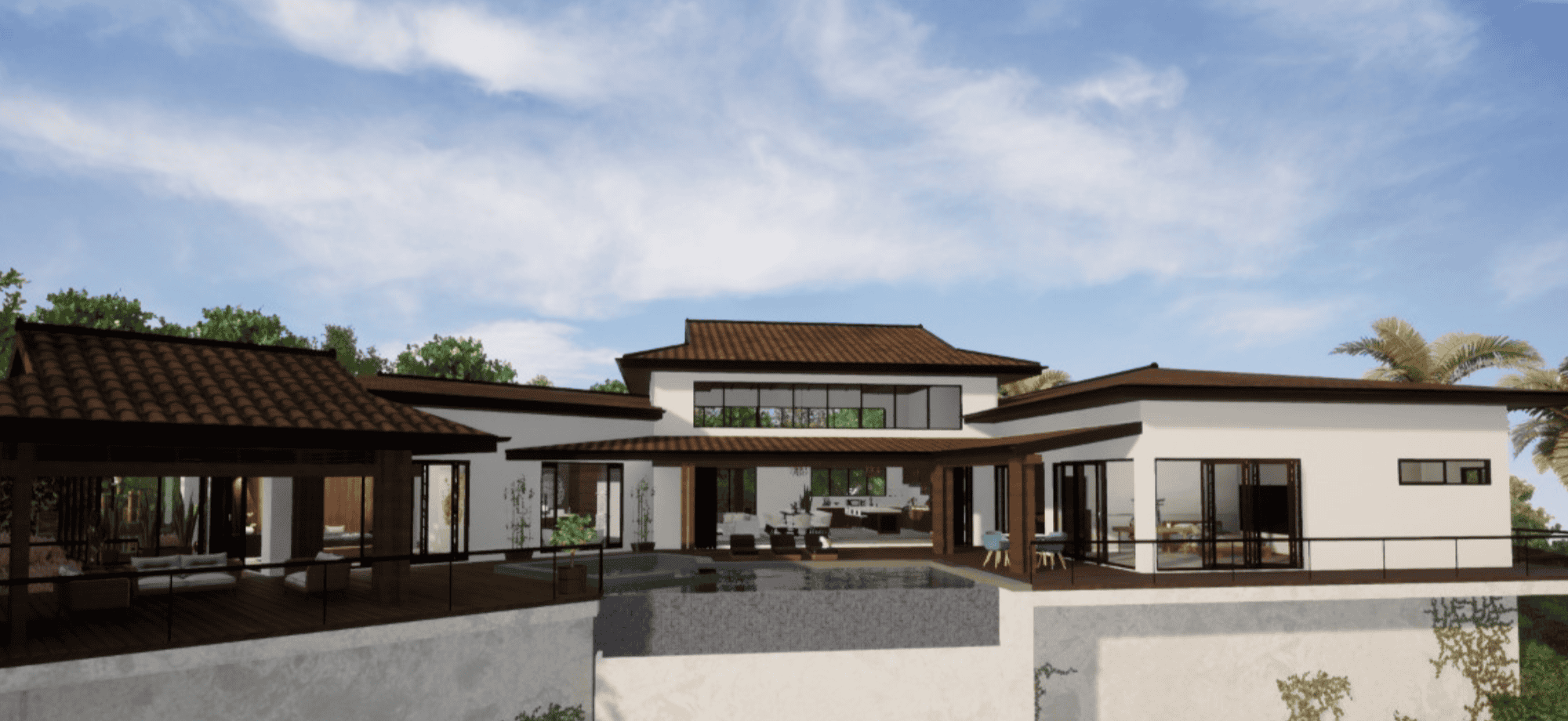Modern Balinese Compound with Stunning Mountain and Valley Views in Atenas