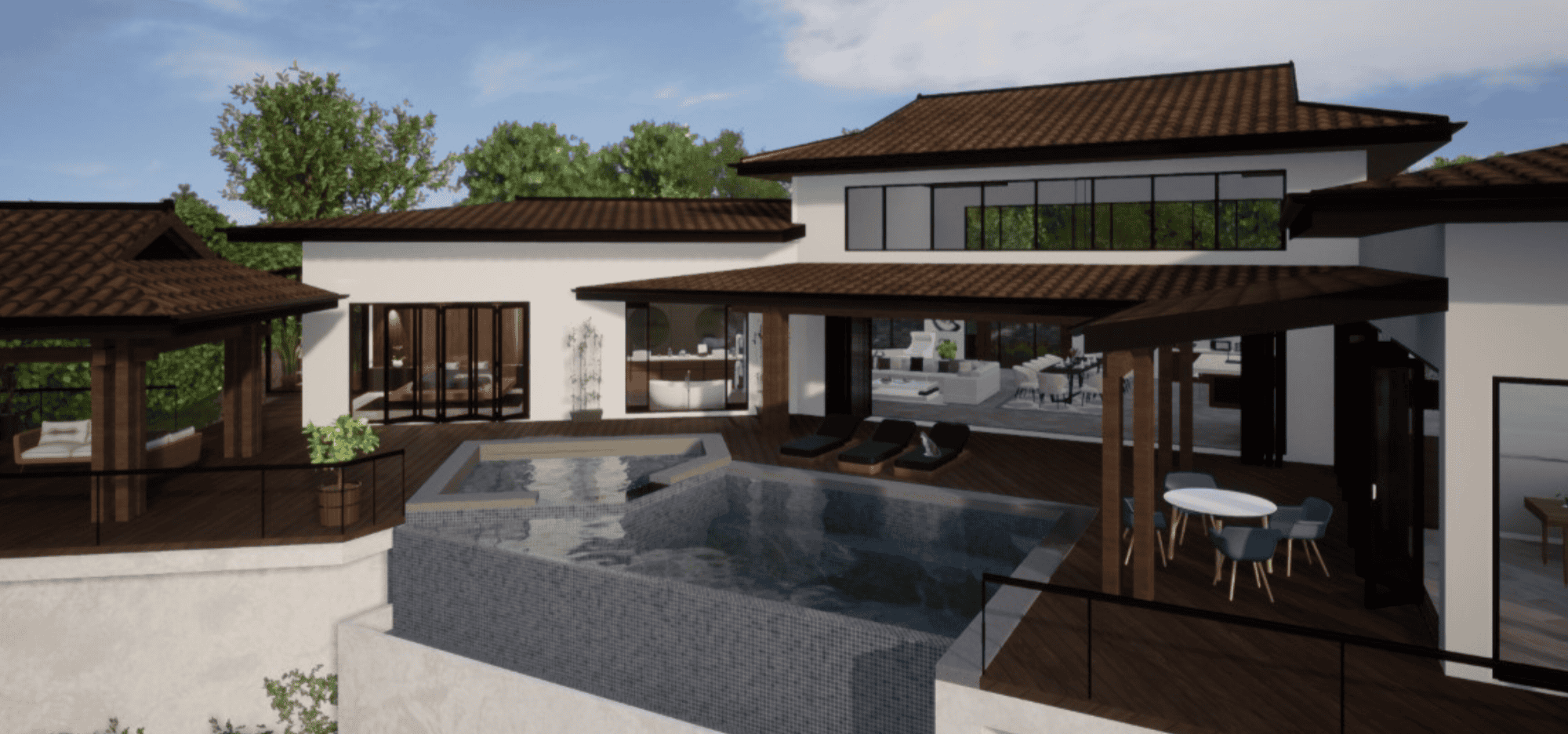Modern Balinese Compound with Stunning Mountain and Valley Views in Atenas