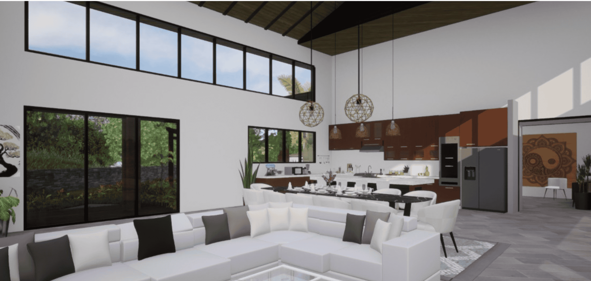 Modern Balinese Compound with Stunning Mountain and Valley Views in Atenas