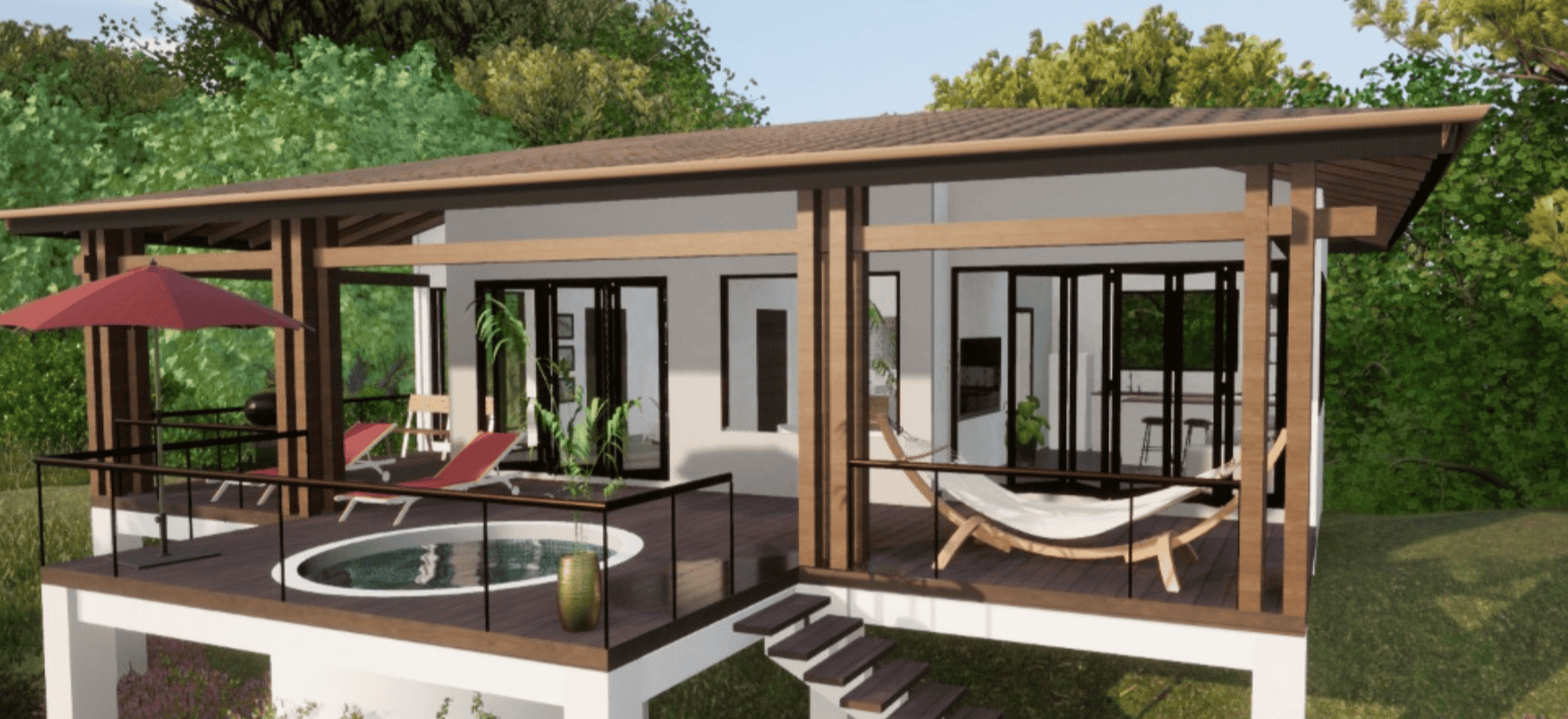 Modern Balinese Compound with Stunning Mountain and Valley Views in Atenas