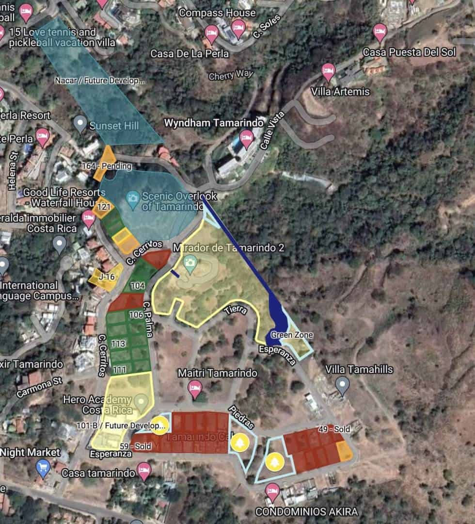 Prime Location Lots for Sale – Tamarindo Beach