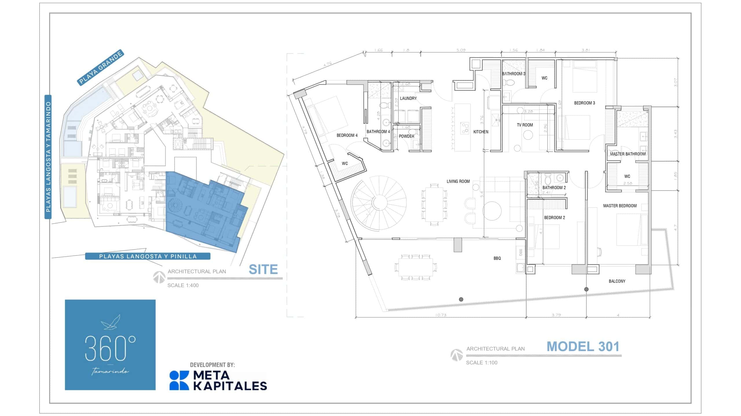 Tamarindo 360, Penthouse 1 – Last Developer Unit Available!