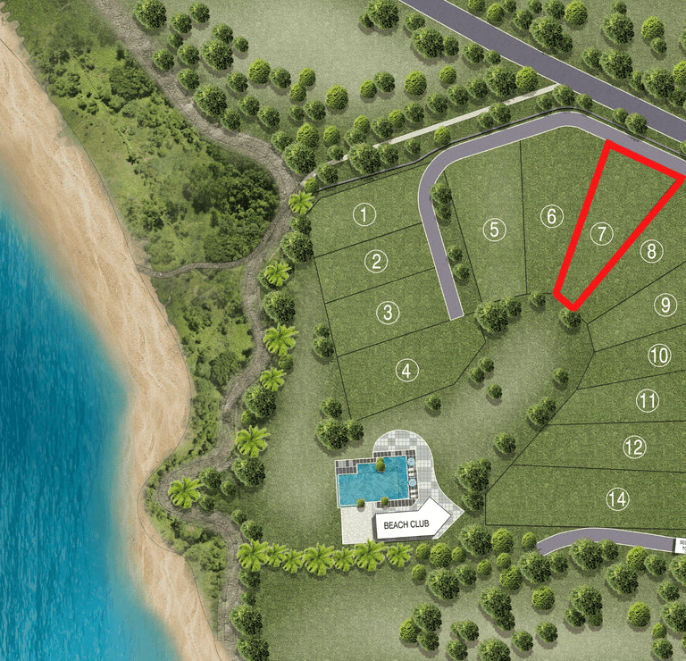 Lot 7: Prime Beachfront Property at Playa Blanca Beach Club