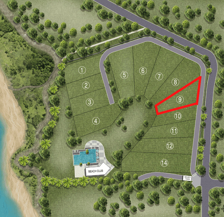 Lot 9: Prime Beachfront Property at Playa Blanca Beach Club