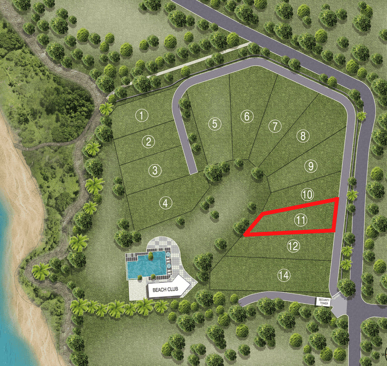 Lot 11 Premier Beachfront: Playa Blanca Beach Club
