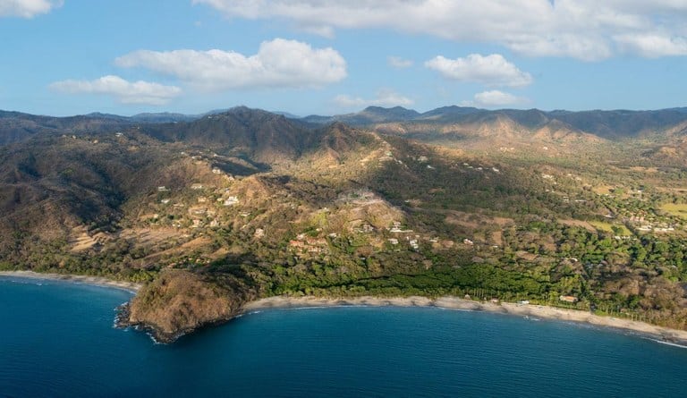 Vista Penca Ocean View Parcel | Potrero: Oceanfront and Mountain View Home Site for Sale in Playa Potrero