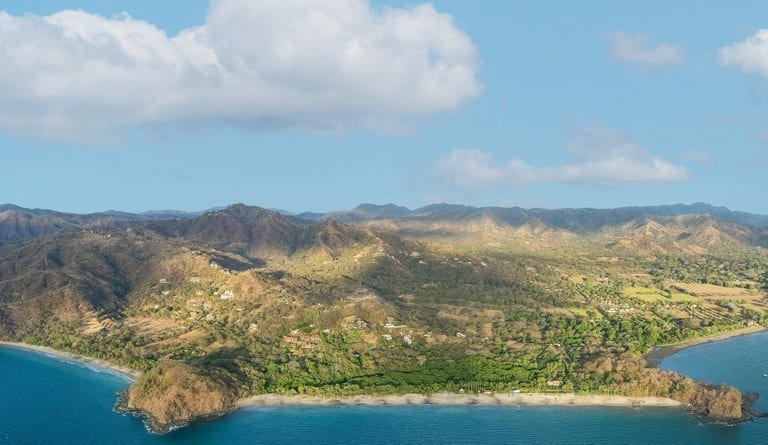 Vista Penca Ocean View Parcel | Potrero: Oceanfront and Mountain View Home Site for Sale in Playa Potrero