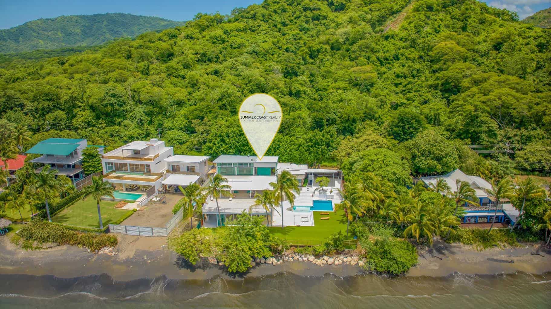 5 Bedroom Beachfront Luxury Home for Sale in Playa Potrero: Luxury Living by the Ocean