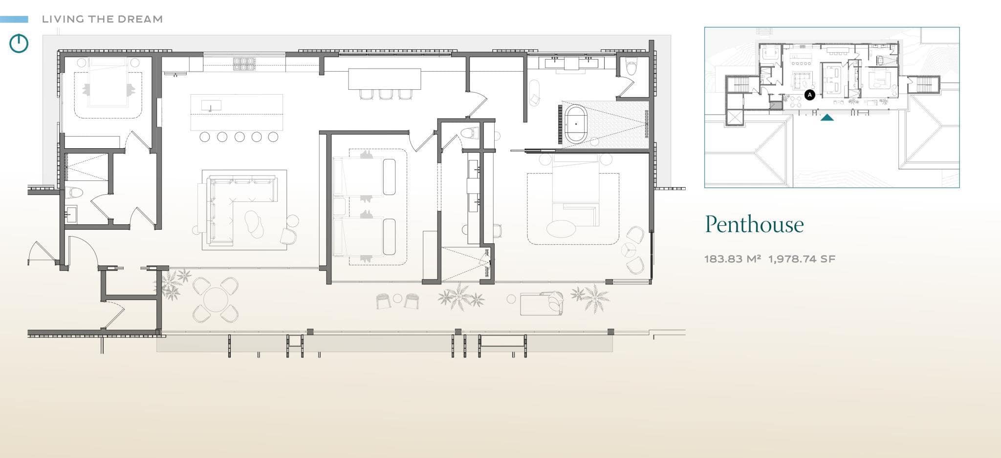 Casa Chameleon Condominiums C-303,- Above Las Catalinas