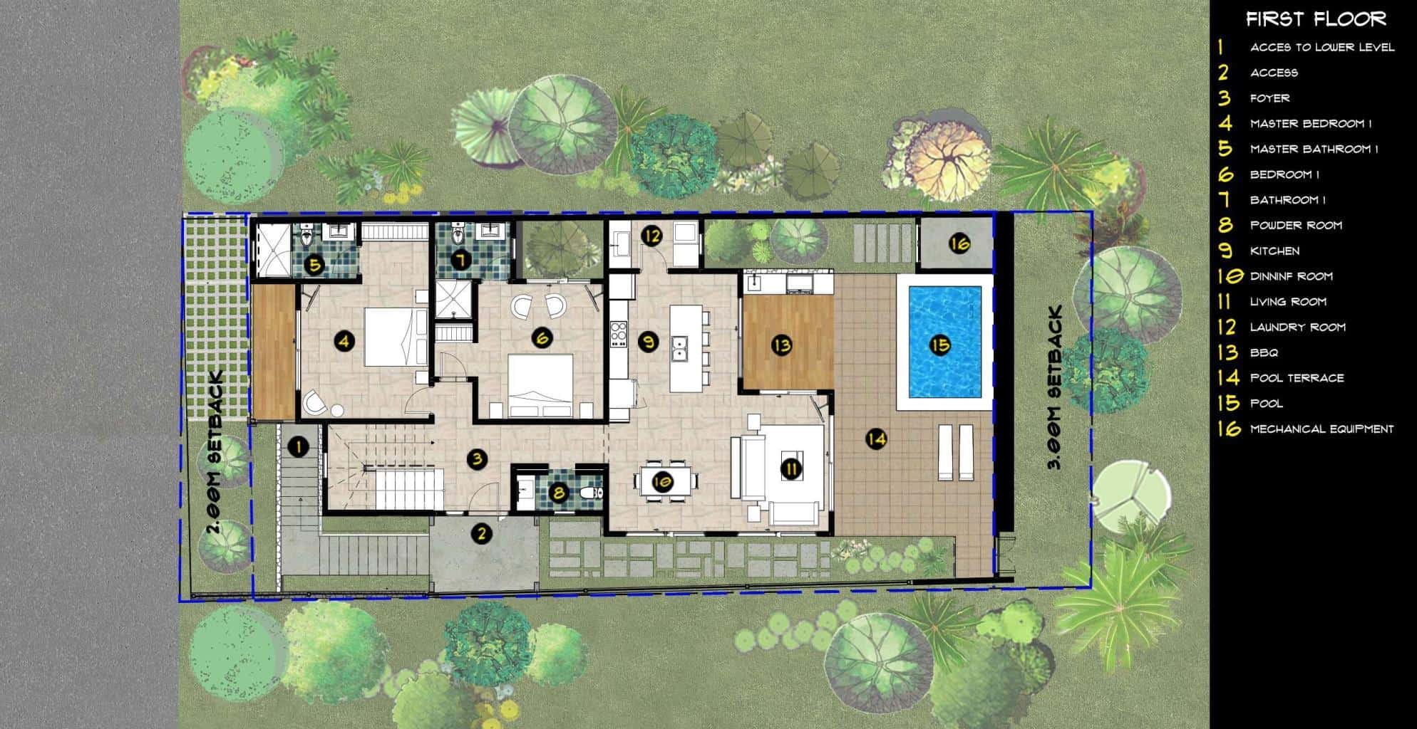 Tamarindo Park Lot 51 Casa Bromelia: Bromelia's Parkside Retreat