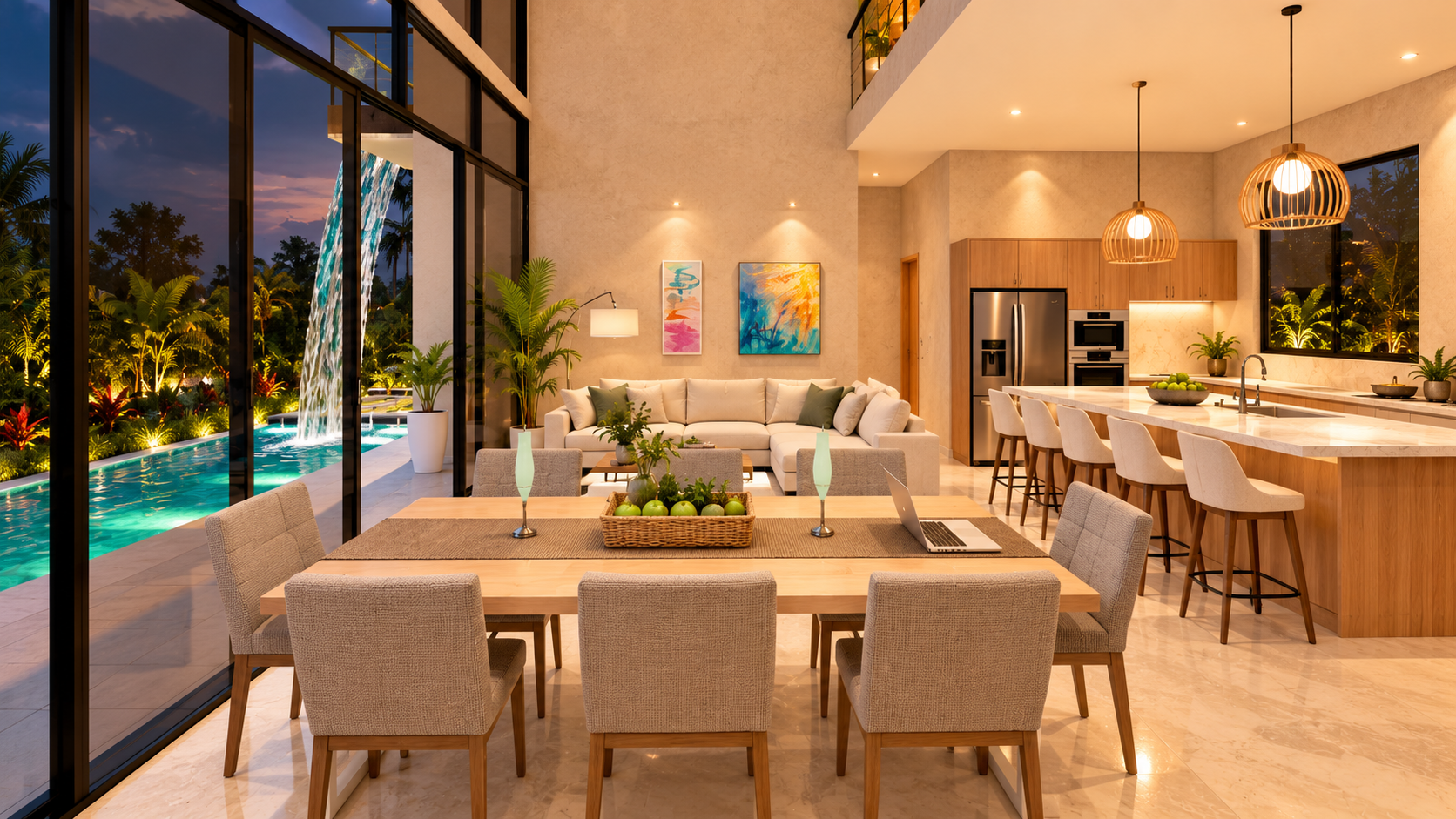 Serene Valley View New Modern Home in Vista Ridge Golf Community