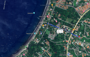 Walk-to-beach-distance-google-map-Monte-Bello-Norte-3-ocean-view-lot